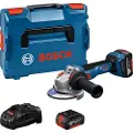 Bosch Gws 18v-11 S + 2 Bat 5.0ah + L-boxx Vinkelsliber 125 Mm
