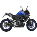 SHARK EXHAUST Src 4 Endelyddæmper SORT ELLER CARBON