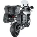 Givi Trekker Aluminium/sort, 33/46 liter sølv