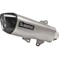 Akrapovic Line Stainless Steel/carbon Fiber X-max 400 18 Ref:s-y4so18-hraass Ikke-homologeret Slip-on Lyddæmper