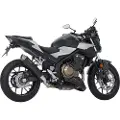 SHARK EXHAUST Src 4 Endelyddæmper SORT ELLER CARBON