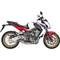 Akrapovic Racing Line Steel&titanium Cb 650f 14/cbr 650f 14 Ref:s-h6r12-haft Homologeret Fuldlinjesystem