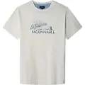 Faconnable Front Sun Print T-shirt Med Korte ærmer