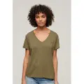 Superdry Studios Slub Embroidered Kortærmet V-hals T-shirt