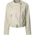 Pepe Jeans Pepe Jeanstil kvinder. PL402548 Juliette bikerjakke hvid (M), Casual, Polyester