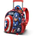 KARACTERMANIA Marvel Captain America Patriot 3d Rygsæk Med Hjul