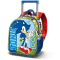 KARACTERMANIA Sonic The Hedgehog Sega Unstoppable 3d Rygsæk Med Hjul