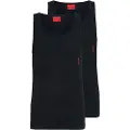 Hugo Boss HUGOtil mænd. 50469778 Pack 2 Logo undertrøjer sort (L), Afslappet, Bomuld