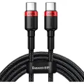 Baseus Cafule USB-C Kabel - 2m - Rød / Sort