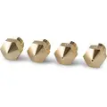 PrimaCreator Mk8 Mixed Size Brass 0.20/0.40/0.60/0.80 Mm 3d-printerdyse 4 Enheder
