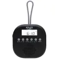 Adler Vandtæt FM-radio med ur og kompakt design