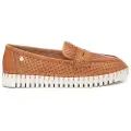 Carmela Carmelatil kvinder. 16230303-CAMEL Brune loafers i læder 162303 (37), Fast, Ingen, Casual