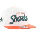 47 Nhl San Jose Sharks Script Side Two Tone Captain Kasket