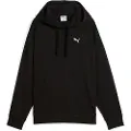 Puma ESS ELEVATED Comfort Rib Hoodie Women, Clothing, Black, XL