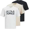 Jack & Jones Bryan Corp Logo T-shirt Med Korte ærmer 3 Enheder
