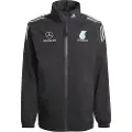 Adidas Mercedes Amg Petronas Formula One Team Mechanic´s Rain Jakke Med Hætte