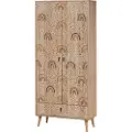 Hannah Home - Garderobeskab - Cany - Beige - Tøjopbevaring - - Homeroom