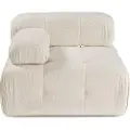 Atelier Del Sofa - 1-sædet sofa Puca Left - Beige - Sofamoduler - - Homeroom