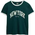 Superdry Ath Ess Ringer Fitted T-shirt Med Korte ærmer