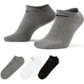 Nike Everyday Lightweight-No-Show-træningsstrømper (3 par) - multifarvet