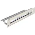 DeLOCK Patchpanel Grå 1u