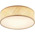 QAZQA Orientalsk bambusloftslampe natur 40 cm - Tremmo