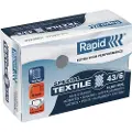Rapid X10000 Super Stærke Galvaniserede Tekstilklammer 43/6 Mm