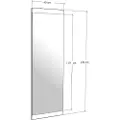 Skye Decor - Spejl Alem 40 x 120 cm - Brun - Store spejle - - Homeroom