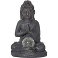 Star Trading - Solcelledekoration Buddha - Grå - Solcellelamper - - Homeroom