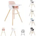 Kikkaboo 2 In 1 Woody Hjemmehøjstol