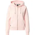 Superdry Superdrytil kvinder. W2012358A Hættetrøje med lynlås og logo Essential pink (XXL), Casual, Bomuld, Bæredygtig
