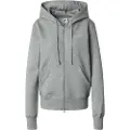 Nike Sportswear Phoenix Fleece-hættetrøje med fuld lynlås til kvinder - grå