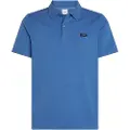 Calvin Klein Stretch Pique Slim Button Kortærmet Polo