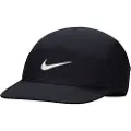 Nike Ustruktureret Nike Dri-FIT Fly-Swoosh-kasket - sort