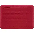 Toshiba Canvio Advance - 2TB - Ekstern Harddisk - Rød