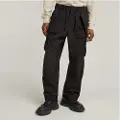 G-Star G-Startil mænd. D25466-D737-G928 3D Relaxed Knee cargo bukser sort (32/34), Casual, Genanvendt polister, Bæredygtig