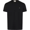 Gant Ganttil mænd. 2013033 Navy pique T-shirt (3XL), Casual, Bomuld, Korte ærmer, Blå