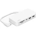 Belkin Usb-c 6-i-1 Multiport-hub Med Holder Usb 3.2 Gen 1 (3.1 Gen 1) Type-c