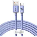 Baseus Crystal Shine cable USB to USB-C 100W 2m (purple)