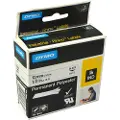 Dymo Tape Rhino perm polyester 12mm sort på hvid 71701184832 Modsvarer: N/A