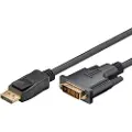 Teknikproffset DisplayPort 1.2 / DVI-D Adapter Kabel - Guldbelagt - 3m - Sort