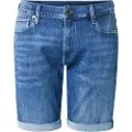 G-Star G-Startil mænd. D10481-8968-071 Shorts 3301 Slim Denim blå (34), Casual, Bæredygtig, Genbrugsbomuld