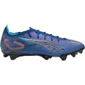 Puma ULTRA 5 CARBON SPEED FG Football Boots Unisex, Shoes, Vivid Blue/Heat Fire/Bright Aqua, 41