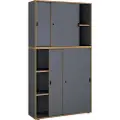 VCM - Skydeskab med 5 rum Salia B100 - Flerfarvet - Hylder & opbevaring - - Homeroom