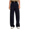 G-Star G-Startil kvinder. D26432-E020-H193 Deck 2.0 High Loose Chino Navy-bukser (32/34), Casual, Bomuld, Blå