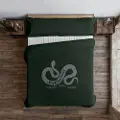 Play Fabrics Nordisk Dynebetræk Med Knapper Med Slytherin-værdier Til 135/140 220x220 Cm