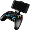 IPEGA PG-9157 Trådløs Gamepad med Smartphone Holder - Sort