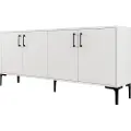 Hannah Home - Aflastningsbord Kiev - Hvid - Skænke & sideboards - - Homeroom