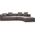 Atelier Del Sofa - Hjørnesofa Gondol - Grå - Sofaer - - Homeroom