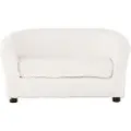 Venture Home - Måna Kids Sofa - Black / White Teddy - Hvid - Børnesofaer & lænestole - - Homeroom